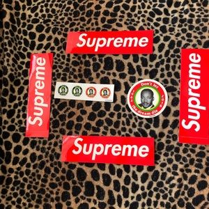 Supreme “Don’t Let The Dream Die” stickers